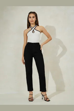 Styli Women Solid High Rise Stretchable Skinny Fit Jeans