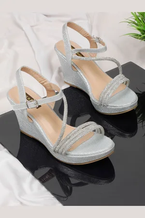 Flat n Heels Embellished Wedge Heel Sandals