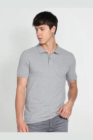Flying Machine Men Polo Collar Pockets T-shirt