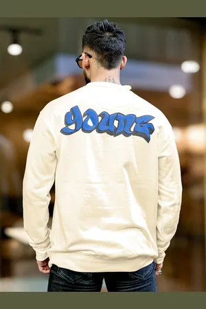 Maniac Men Graphic Printed Round Neck Sweatshirt