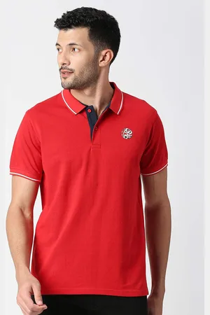 Pepe Jeans Men Polo Collar Pure Cotton T-shirt