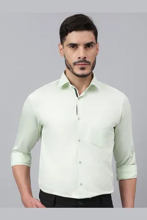 Richlook Men Comfort Spread Collar Solid Cotton Party Shirt