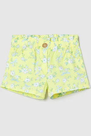 Max Collection Girls Floral Printed Pure Cotton Shorts