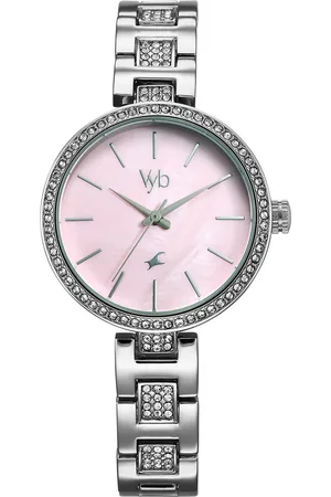 Fastrack Women Vyb Diva Dial & Bracelet Style Straps Analogue Watch FV60055SM01W