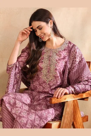 Ahika Women Embroidered Kurta with Trousers & Dupatta