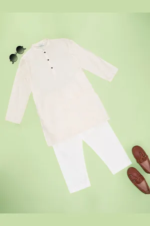 Pantaloons Boys Regular Straight Kurta with Pyjamas