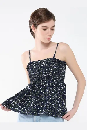 SHOWOFF Women Floral Printed Peplum Top