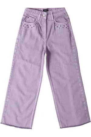 Allen Solly Girls Embroidered Regular Fit Trousers