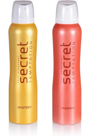 Secret Temptation Women Set of 2 Mystery & Passion Deodorants - 128 g each