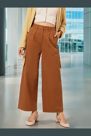 DressBerry Women Tailored Treasure High-Rise Pleated Trousers
