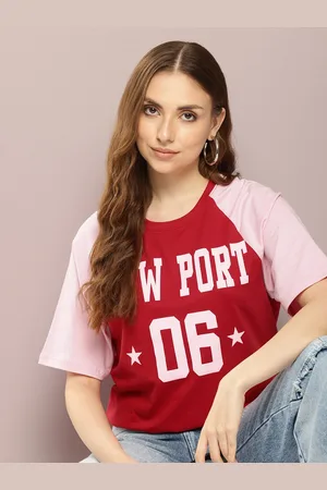Dillinger Women Typographic Oversized T Shirt