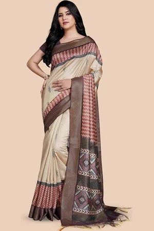 Rani Saahiba Zari Saree With unstitched blouse piece