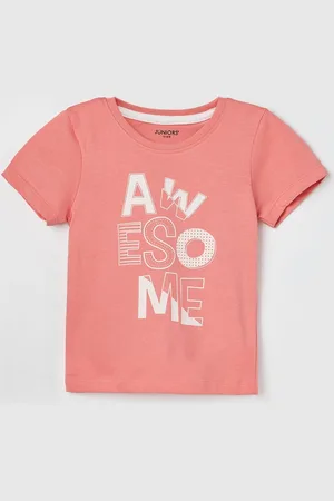 Lifestyle Boys Typography Printed Round Neck Cotton T-Shirt