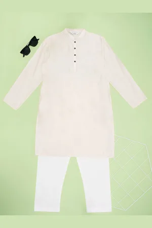 Pantaloons Boys Regular Straight Kurta with Pyjamas