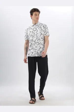bullmer Printed Shirt Collar Shirt & Trouser