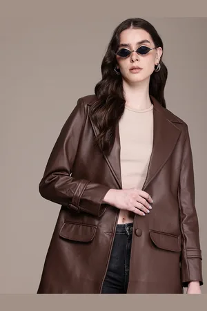 Roadster The Life Co. Notched Lapel Longline Trench Overcoat Coat