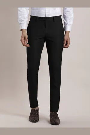 Turtle Men Cotton Tailored Skinny Fit Trousers