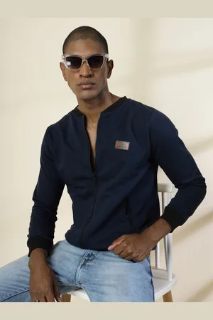 Rigo Men Zip Detail Bomber Jacket