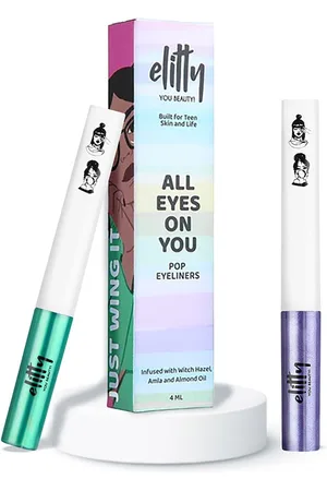 elitty Teen Girls Set of 2 Eye Gotta Feeling Smudge Proof Metallic Pop Eyeliner