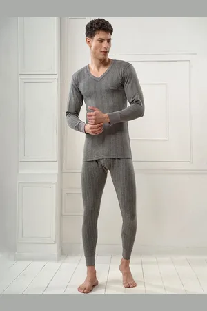INFERNO Men V-Neck Thermal Top and Pant Set