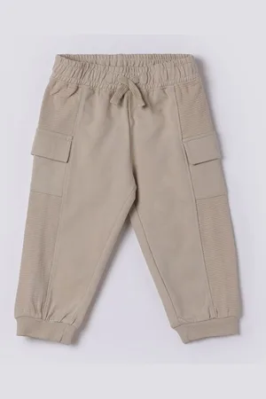 Lifestyle Boys Cotton Mid Rise Joggers