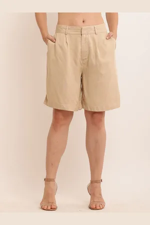 NoBarr Women Solid Mid-Rise Shorts