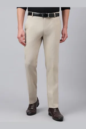 Richlook Men Smart Pleated Formal Trousers