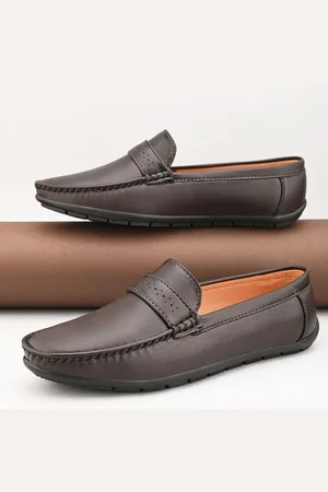 Provogue Men Textured Formal Loafers