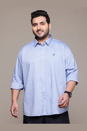 Nautica Men Plus Size Smart Casual Shirt