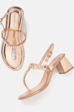 Lino Perros Embellished Party Block Heels