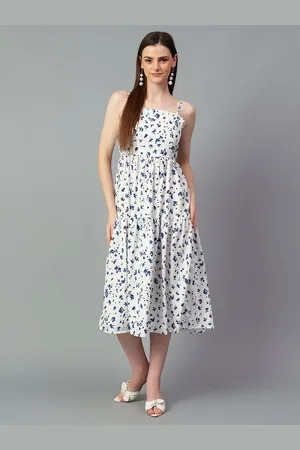 KOTTY Women Conversational Printed Fit & Flare Midi Dress