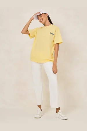 Styli Women Colorado Slogan Oversized T-Shirt