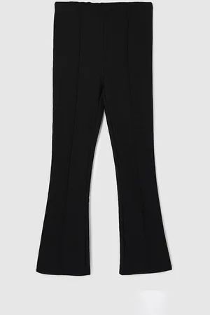 Max Collection Girls Solid Regular Fit Bootcut Trousers