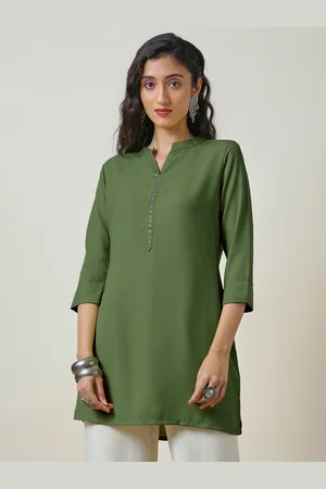 Soch Women Embellished Mandarin Collar Tunic