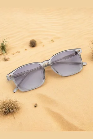 Ted Smith Unisex Wayfarer Sunglasses with Polarised and UV Protected Lens