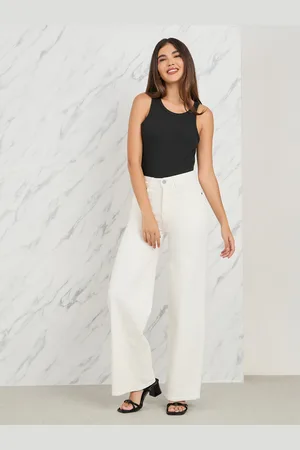 Styli Women Wide Leg Stretchable Jeans