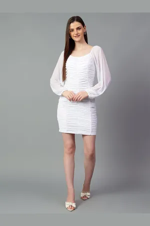 KOTTY Women Bishop Sleeve Sheath Dress