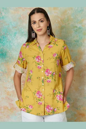 Lifestyle Women Floral Opaque Printed Casual Shirt