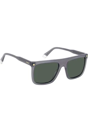 Polaroid Men Rectangle UV Protected Sunglasses 206779KB756UC-Green
