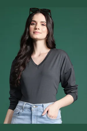 DressBerry Long Sleeves V-Neck T-shirt