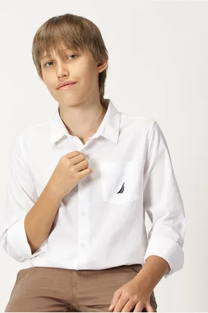 Nautica Boys Premium Opaque Casual Shirt