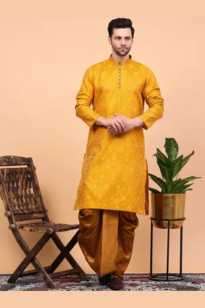 Sydney Heights Ethnic Motifs Woven Design Kurta with Pyjamas