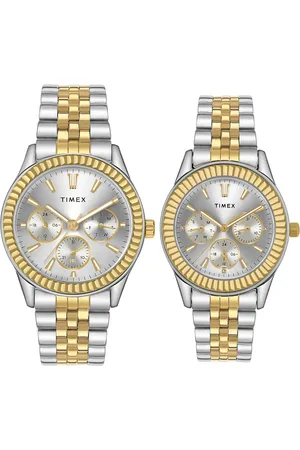 Timex Unisex His & Her Bracelet Style Straps Analogue Multi Function Watch TW0PRE001
