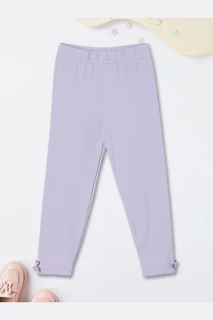 Max Collection Girls Solid Ankle-Length Leggings