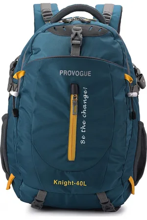 Provogue Unisex Sea Green Solid Backpack with rain cover