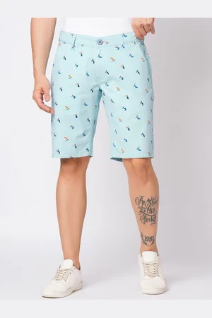 Mast & Harbour Men Printed Slim Fit Shorts