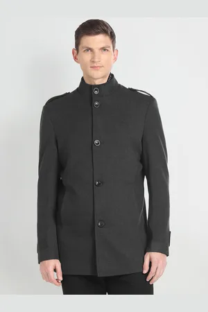 Arrow Mock Collar Muffler Trench Coat