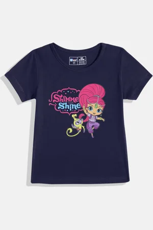 Eteenz Girls Jeannie Printed Pure Cotton T-shirt