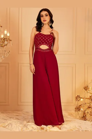 indo street Basic Jumpsuit with Embellished