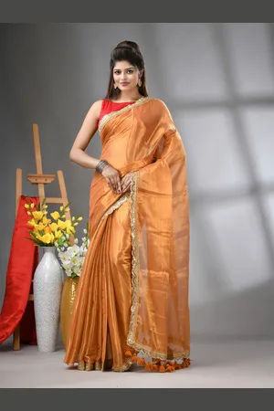 Charukriti Gotta Patti Tissue Saree